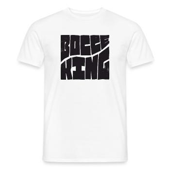 Bocce King Boccespieler Ball mit Jack Bocci Game - Männer T-Shirt - Weiß - Vorne - AI Model Male 178 dark (178cm)