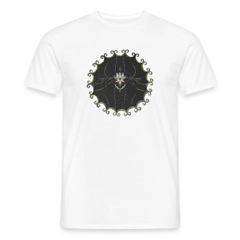 Stunning and elegant lotus flower. - Men's T-Shirt - white - Front - AI Model Male 178 dark (178cm)