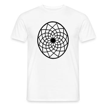 Piazza del Campidoglio - Männer T-Shirt - Weiß - Vorne - AI Model Male 178 dark (178cm)