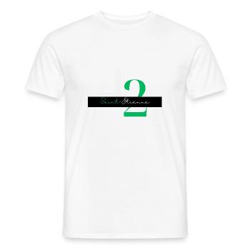 Saint-étienne - cadeau - hollywood - T-shirt homme - blanc - Devant - AI Model Male 178 dark (178cm)