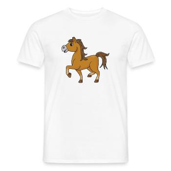 Brauner - Männer T-Shirt - Weiß - Vorne - AI Model Male 178 dark (178cm)