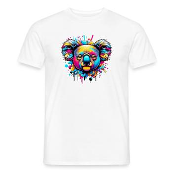 Koala - T-shirt homme - blanc - Devant - AI Model Male 178 dark (178cm)