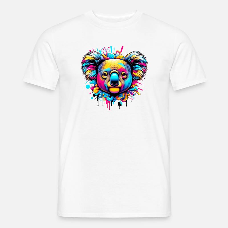 Koala - Männer T-Shirt - Weiß