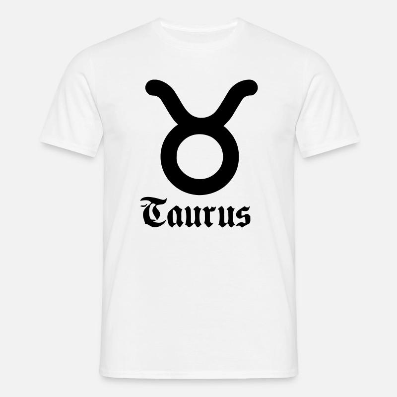 Stier Stier - Männer T-Shirt - Weiß