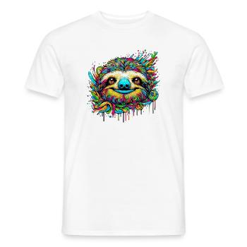 Paresse - T-shirt homme - blanc - Devant - AI Model Male 178 dark (178cm)