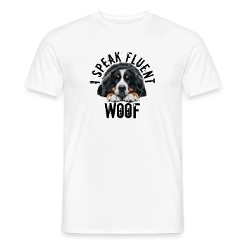 Bernese mountain dog - Men's T-Shirt - white - Front - AI Model Male 178 dark (178cm)