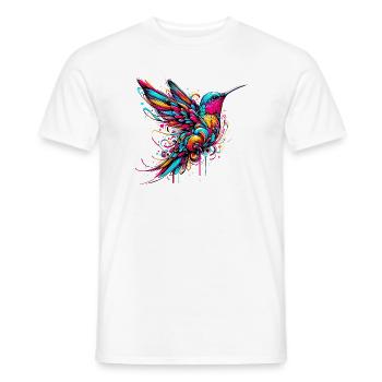 Colibri - T-shirt homme - blanc - Devant - AI Model Male 178 dark (178cm)