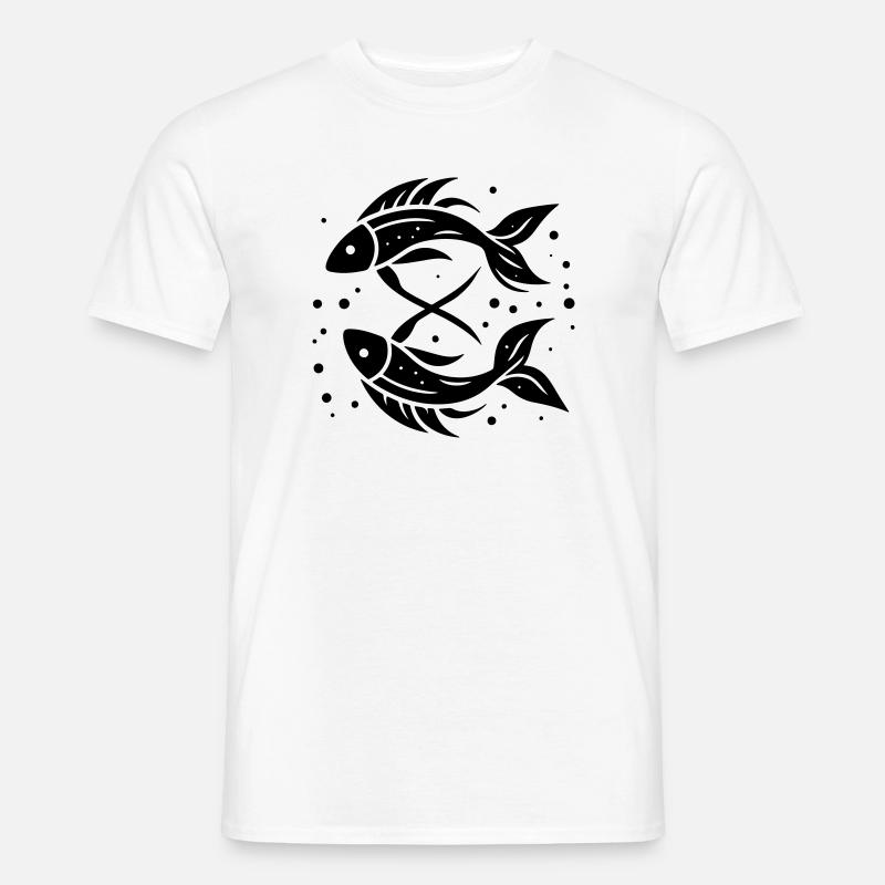 Fische 2 - Männer T-Shirt - Weiß