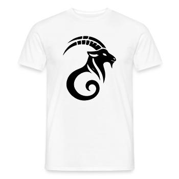 Capricorn 2 - Men's T-Shirt - white - Front - AI Model Male 178 dark (178cm)
