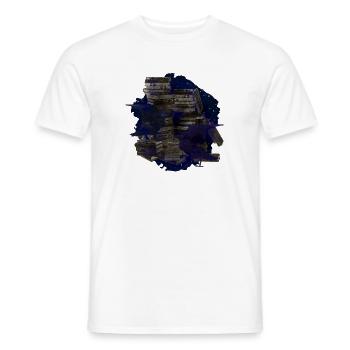 Bücher Design, kolkrabe, Geburtstagsgeschenk Mann - Männer T-Shirt - Weiß - Vorne - AI Model Male 178 dark (178cm)