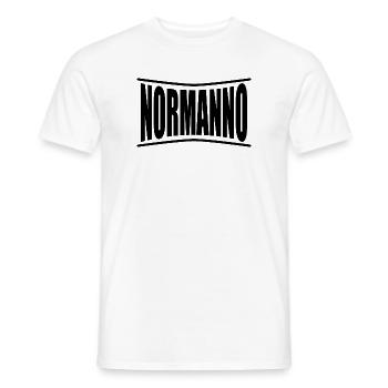 Idée cadeau t-shirt t-shirt normand - T-shirt homme - blanc - Devant - AI Model Male 178 dark (178cm)
