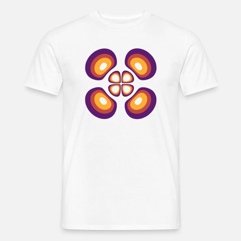 Wahrscheinlichkeitsdichte Wasserstoffatom (4,2,1) - Männer T-Shirt - Weiß