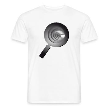 Loupe 3D - Loupe - T-shirt homme - blanc - Devant - AI Model Male 178 dark (178cm)