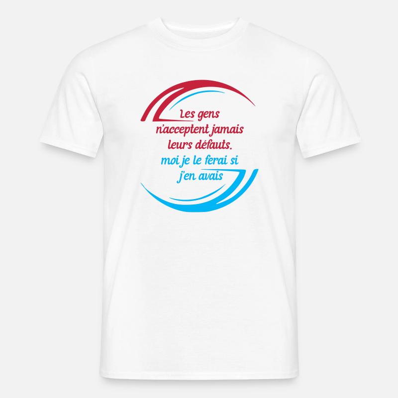 Die Fehler der Menschen - Männer T-Shirt - Weiß