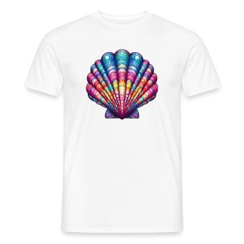 Coquille Saint-Jacques - T-shirt homme - blanc - Devant - AI Model Male 178 dark (178cm)