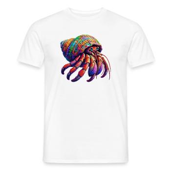 Einsiedlerkrebs - Männer T-Shirt - Weiß - Vorne - AI Model Male 178 dark (178cm)