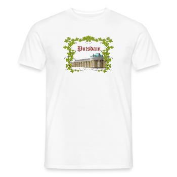 Potsdam - Men's T-Shirt - white - Front - AI Model Male 178 dark (178cm)