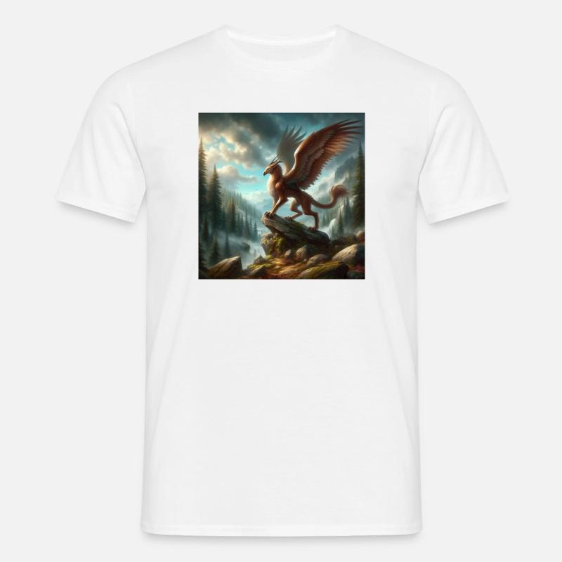 Peryton - Männer T-Shirt - Weiß