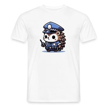Patrouillenfreunde - Tapferer Igel - Männer T-Shirt - Weiß - Vorne - AI Model Male 178 dark (178cm)