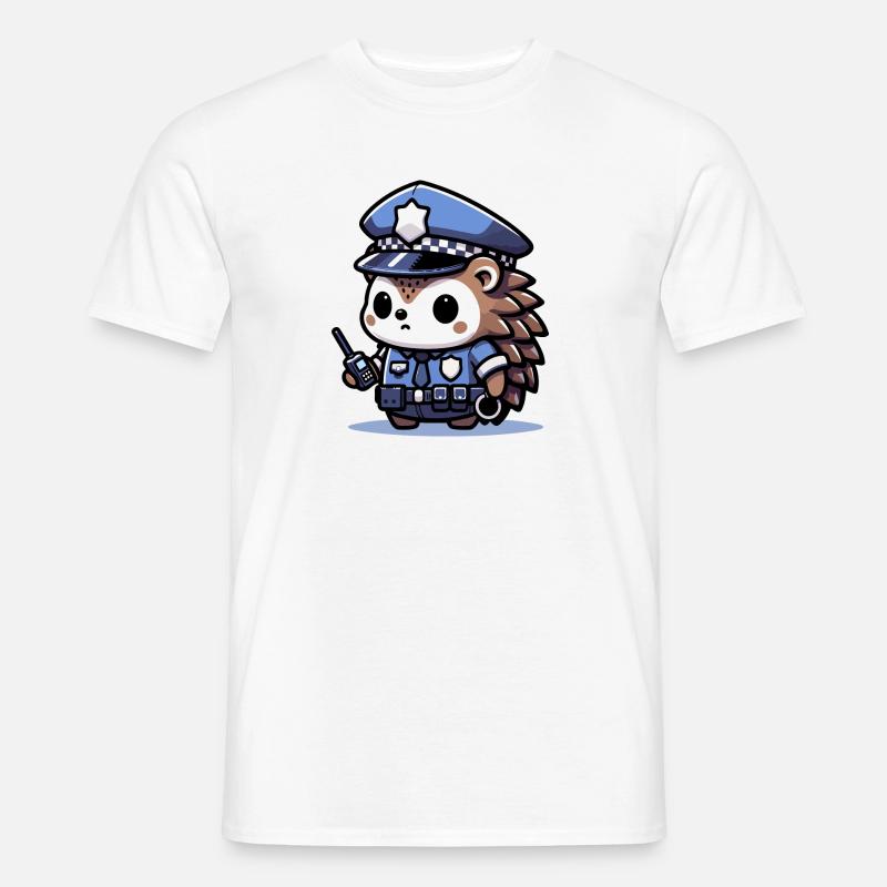 Patrouillenfreunde - Tapferer Igel - Männer T-Shirt - Weiß