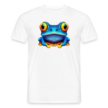 Frog - Men's T-Shirt - white - Front - AI Model Male 178 dark (178cm)