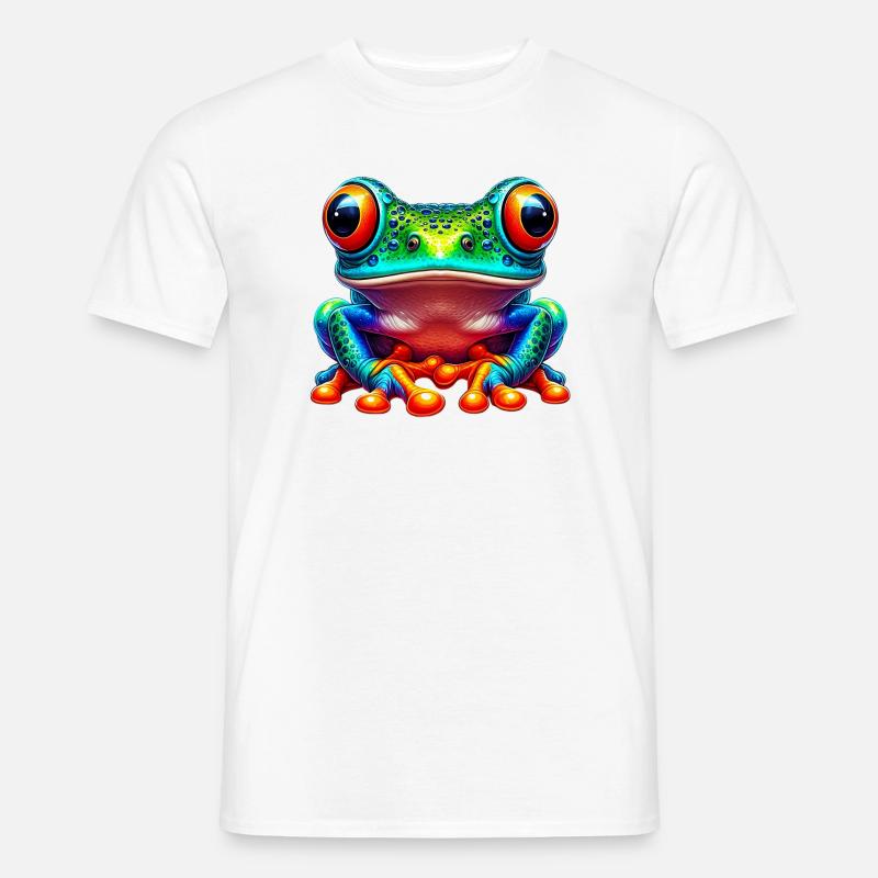 Frosch - Männer T-Shirt - Weiß