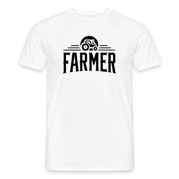 Landwirt - Stolz - Männer T-Shirt - Weiß - Vorne - AI Model Male 178 dark (178cm)