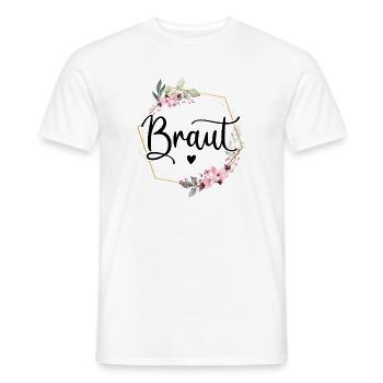 Braut 2026 / The Bride JGA Junggesellinnenabschied - Männer T-Shirt - Weiß - Vorne - AI Model Male 178 dark (178cm)
