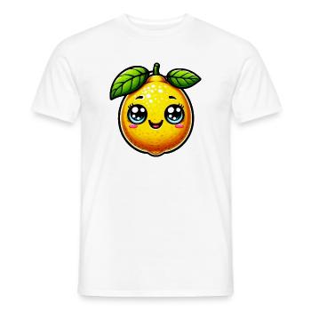 Lemon Lemons - Men's T-Shirt - white - Front - AI Model Male 178 dark (178cm)