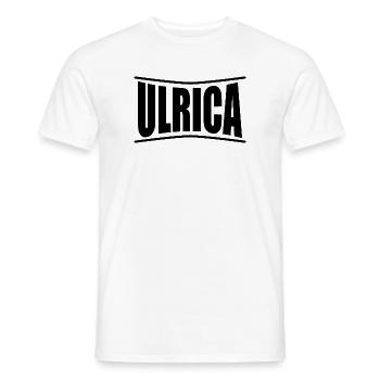 t-shirt Ulrica t-shirt idée cadeau - T-shirt homme - blanc - Devant - AI Model Male 178 dark (178cm)