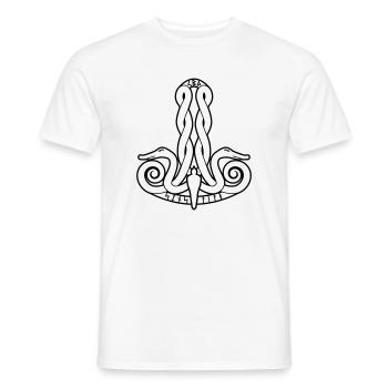 Thors hammer - T-shirt homme - blanc - Devant - AI Model Male 178 dark (178cm)