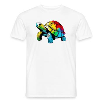 Turtle - Men's T-Shirt - white - Front - AI Model Male 178 dark (178cm)