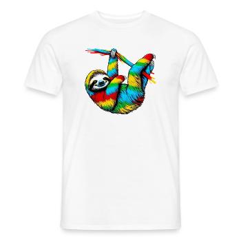 Paresse - T-shirt homme - blanc - Devant - AI Model Male 178 dark (178cm)