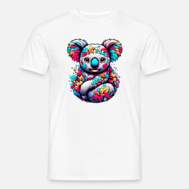 Koala - Männer T-Shirt - Weiß