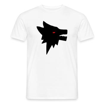 Wolf - Männer T-Shirt - Weiß - Vorne - AI Model Male 178 dark (178cm)