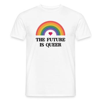 Mois de la fierté LGBT - L’avenir est queer - T-shirt homme - blanc - Devant - AI Model Male 178 dark (178cm)