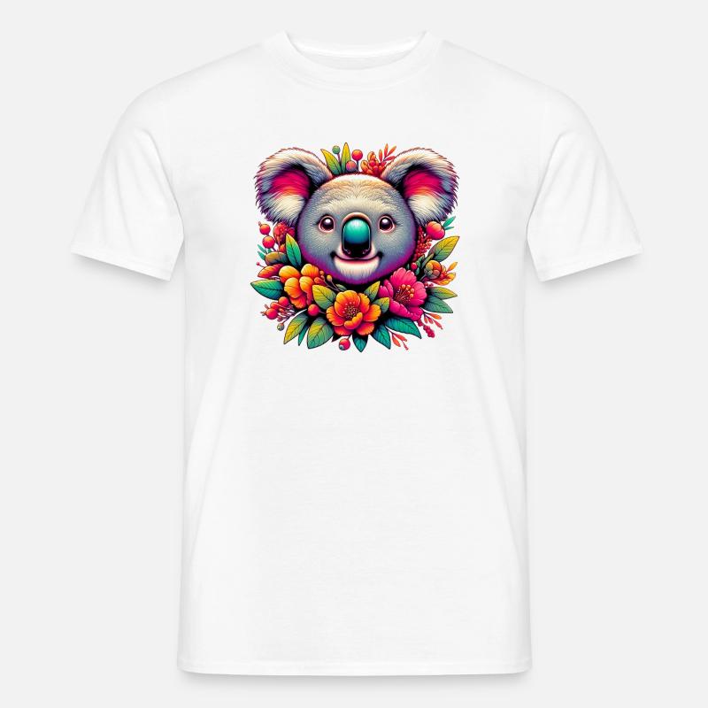 Koala - Männer T-Shirt - Weiß