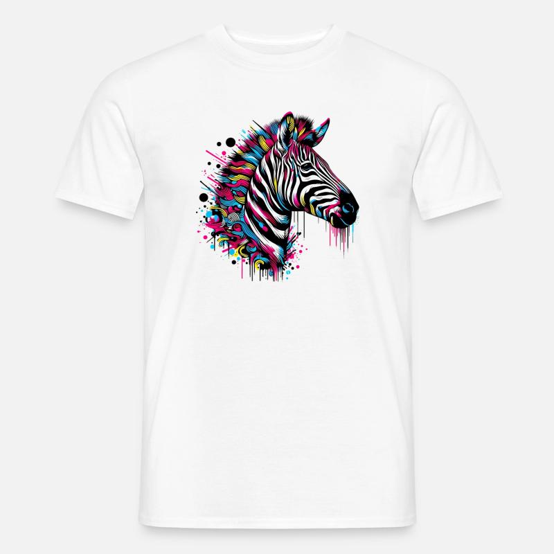 Zebra - Men's T-shirt - white