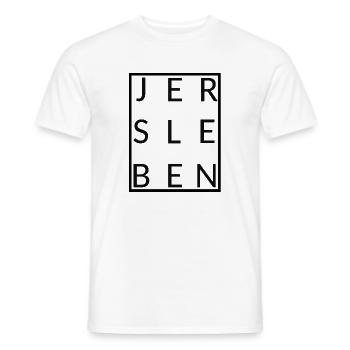 Jersleben - Men's T-Shirt - white - Front - AI Model Male 178 dark (178cm)