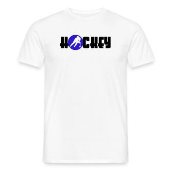 Eishockey Wintersport Schifahren Skifahrer Kalt - Männer T-Shirt - Weiß - Vorne - AI Model Male 178 dark (178cm)