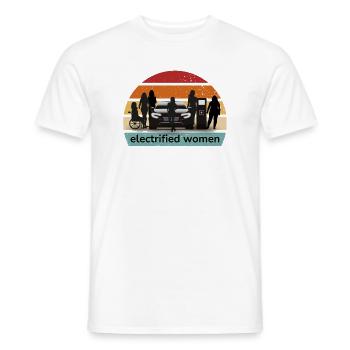 all together electrified women - Männer T-Shirt - Weiß - Vorne - AI Model Male 178 dark (178cm)