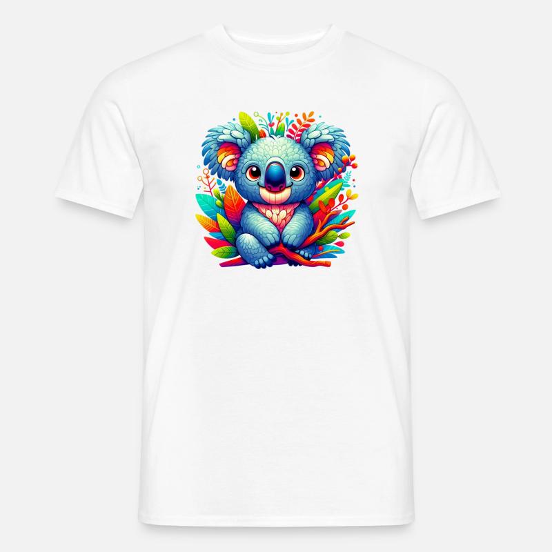 Koala - Männer T-Shirt - Weiß