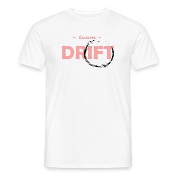 Team Drift Rose - Men's T-Shirt - white - Front - AI Model Male 178 dark (178cm)