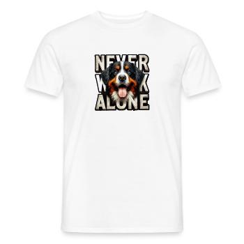 Berner Sennenhund - Männer T-Shirt - Weiß - Vorne - AI Model Male 178 dark (178cm)