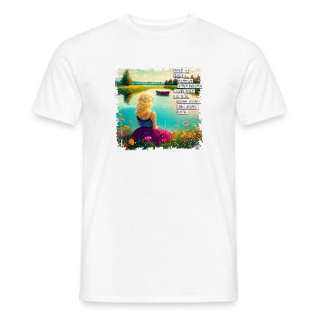 Was Du hast können viele haben... - Männer T-Shirt - Weiß - Vorne - AI Model Male 178 dark (178cm)
