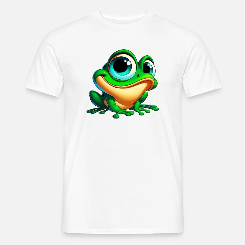 Frosch - Männer T-Shirt - Weiß