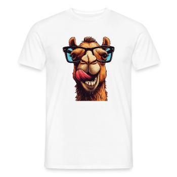 Camel - Men's T-Shirt - white - Front - AI Model Male 178 dark (178cm)