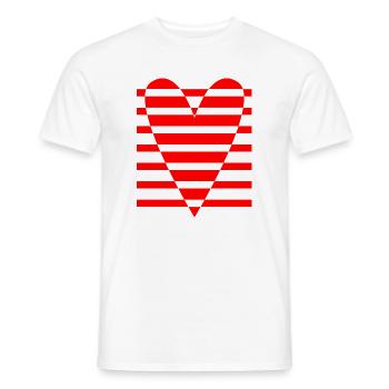 HEART. DAD. MOM. Bachelorette party. BEBE. CHILD. HEART. FEAST - Men's T-Shirt - white - Front - AI Model Male 178 dark (178cm)