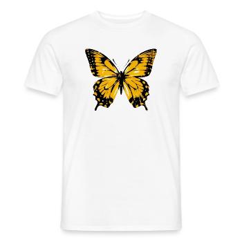 Schmetterling - Männer T-Shirt - Weiß - Vorne - AI Model Male 178 dark (178cm)