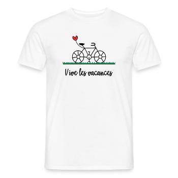 DAD. GRANDPA. FATHER'S DAY. MISTRESS. MASTER - Men's T-Shirt - white - Front - AI Model Male 178 dark (178cm)